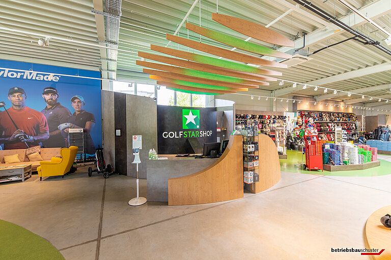 Golf Star Shop Kassenbereich