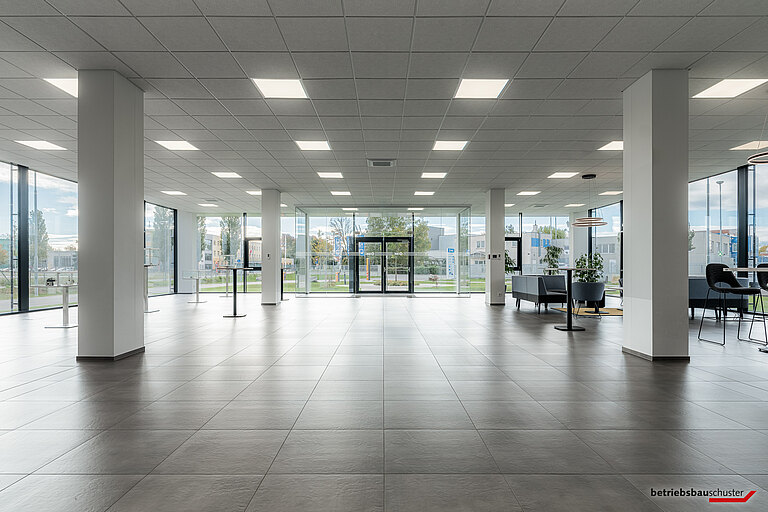 SMC Sales Büro Eingangsbereich